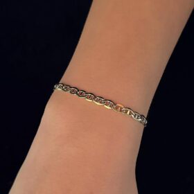 14 Ayar Altın Barlı Valentino Bileklik