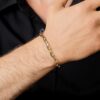 14 Ayar Altın Yengeç Bileklik Erkek 6.40 mm