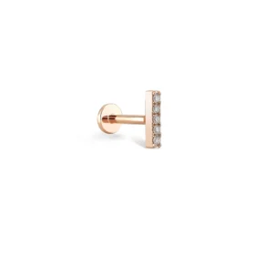 Beş Taş Çubuk Pırlanta Piercing