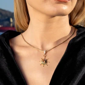 Altın Sunshine Kolye Ucu