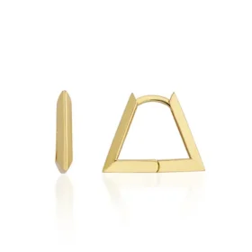 Altın Üçgen Küpe