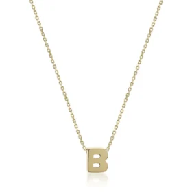 Altın B Harf Kolye