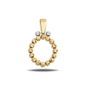 Altın Ö Harf Dorika Kolye Ucu