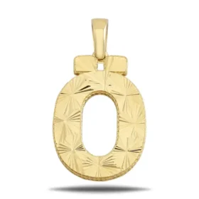 Altın Ö Harf Kolye Ucu