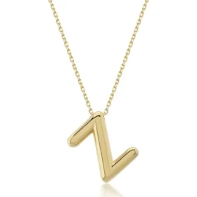 Altın Balon Z Harf Kolye