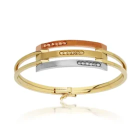 Altın Üç Renkli Bilezik