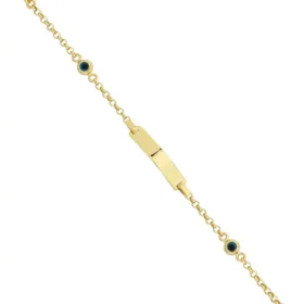 Altın Nazar Boncuklu Çocuk Künye