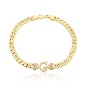 Altın G Harf Bileklik