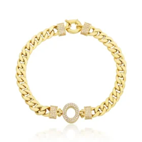 Altın O Harf Bileklik