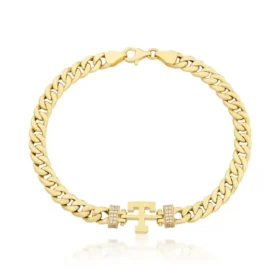 Altın M Harf Bileklik