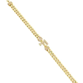 Altın F Harf Bileklik