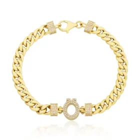 Altın Ö Harf Bileklik