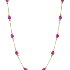 Altın Renkli Taşlı Kolye