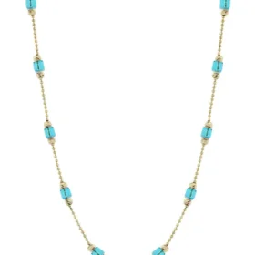 Altın Renkli Taşlı Kolye