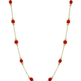 Altın Renkli Taşlı Kolye