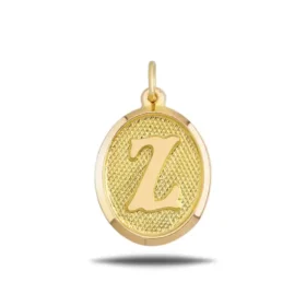 Altın Z Harf Kolye Ucu