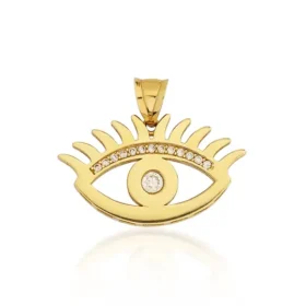 Altın Göz Kolye Ucu