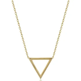 Altın Üçgen Kolye