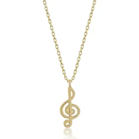 Altın Sol Anahtarı Kolye