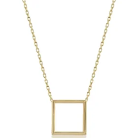 Altın Kare Kolye