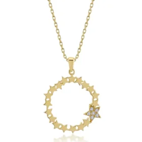 Altın Yıldız Kolye