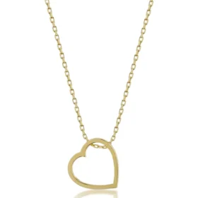 Altın Kalp Kolye