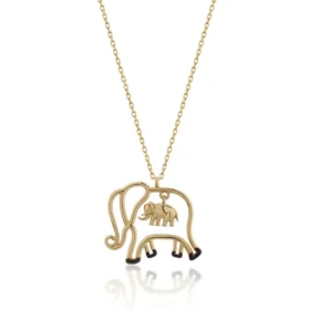 Altın Fil Kolye