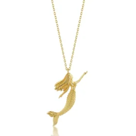 Altın Deniz Kızı Kolye