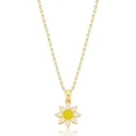 Altın Çocuk Papatya Kolye