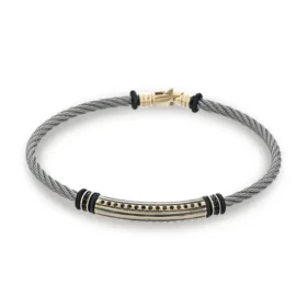 Altın & Çelik Erkek Bileklik