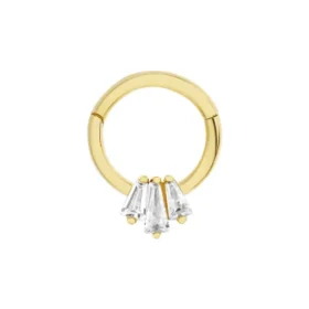 Altın Helix Taşlı Piercing