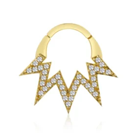 Altın Helix Taşlı Piercing