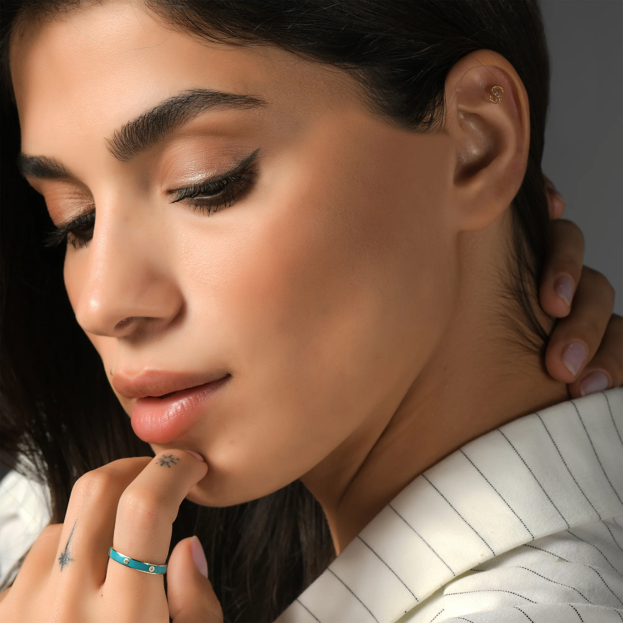 Harf Pırlanta Piercing - Görsel 4