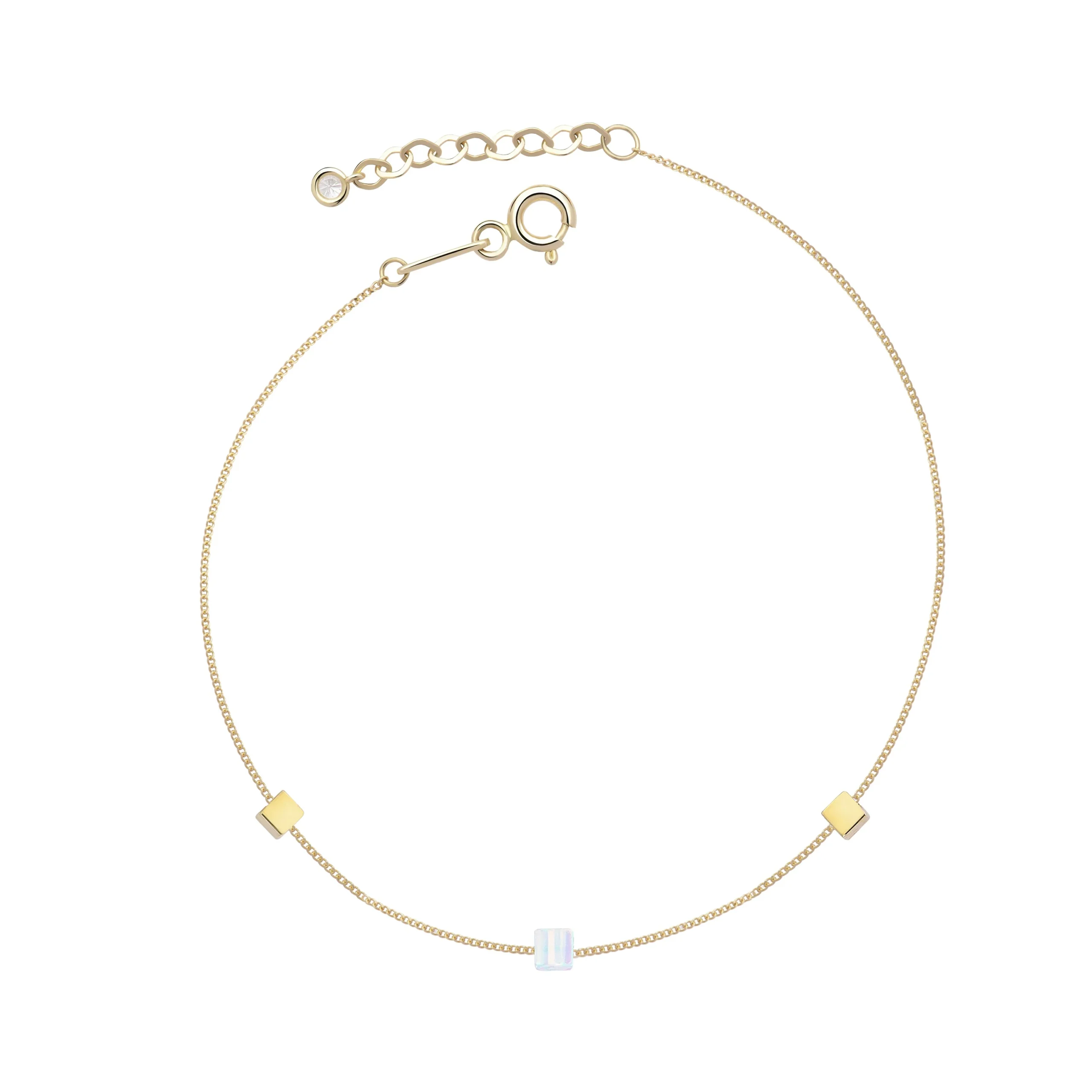 Gravity Mini Opalit Altın Bileklik - Görsel 3