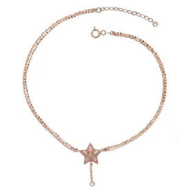 Taşlı Yıldız Altın Halhal