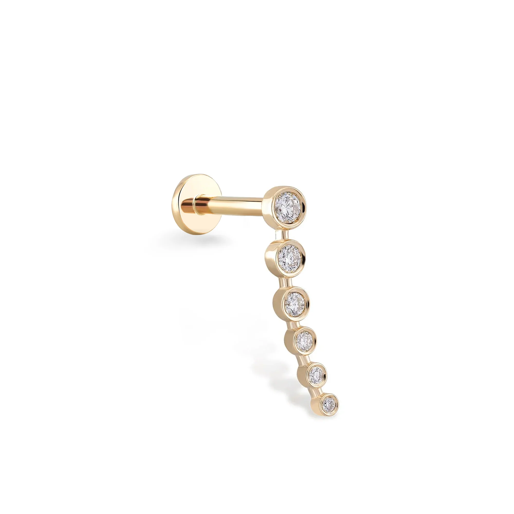 Toptop Arc Pırlanta Piercing - Görsel 7