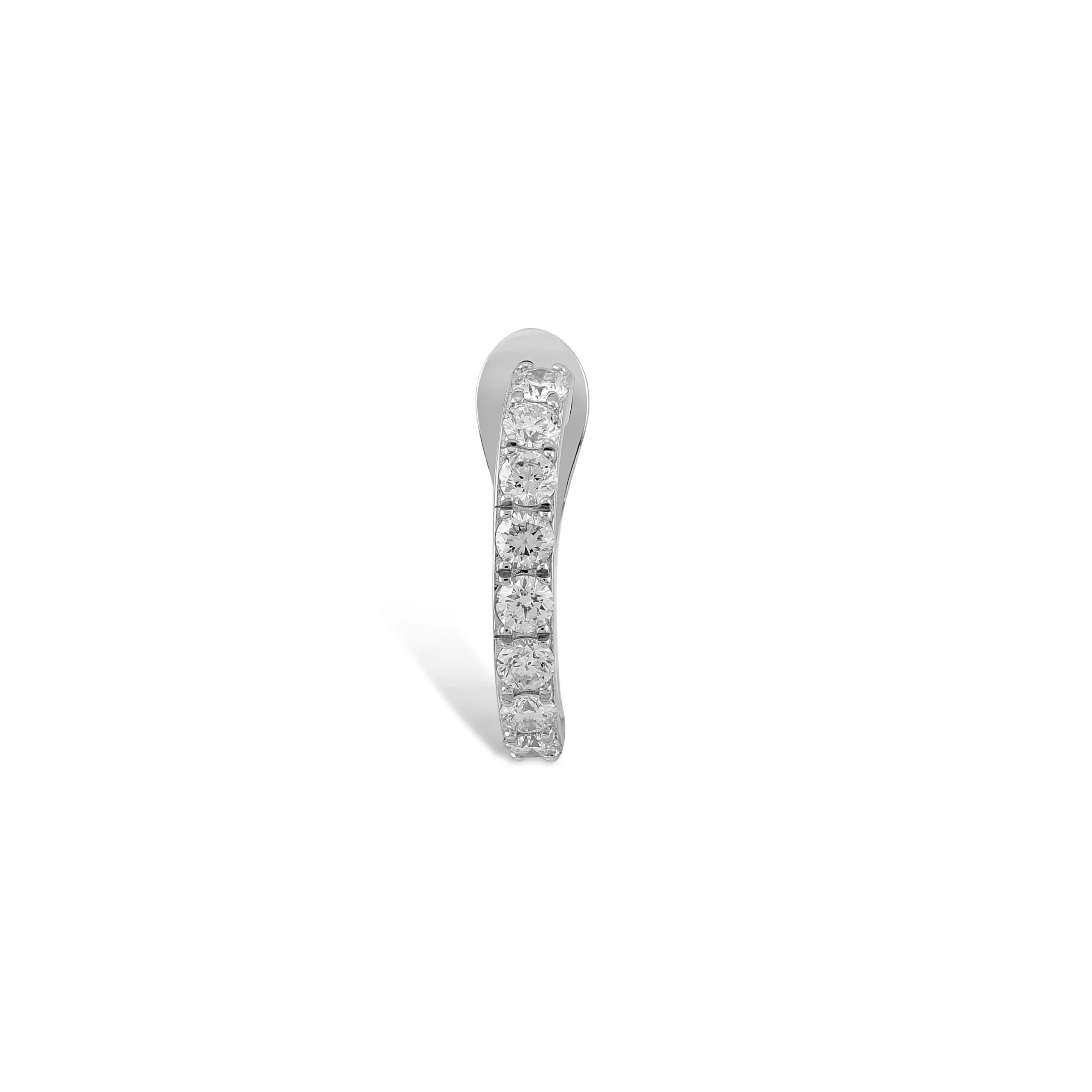 Halka Taşlı Pırlanta Earcuff - Görsel 2