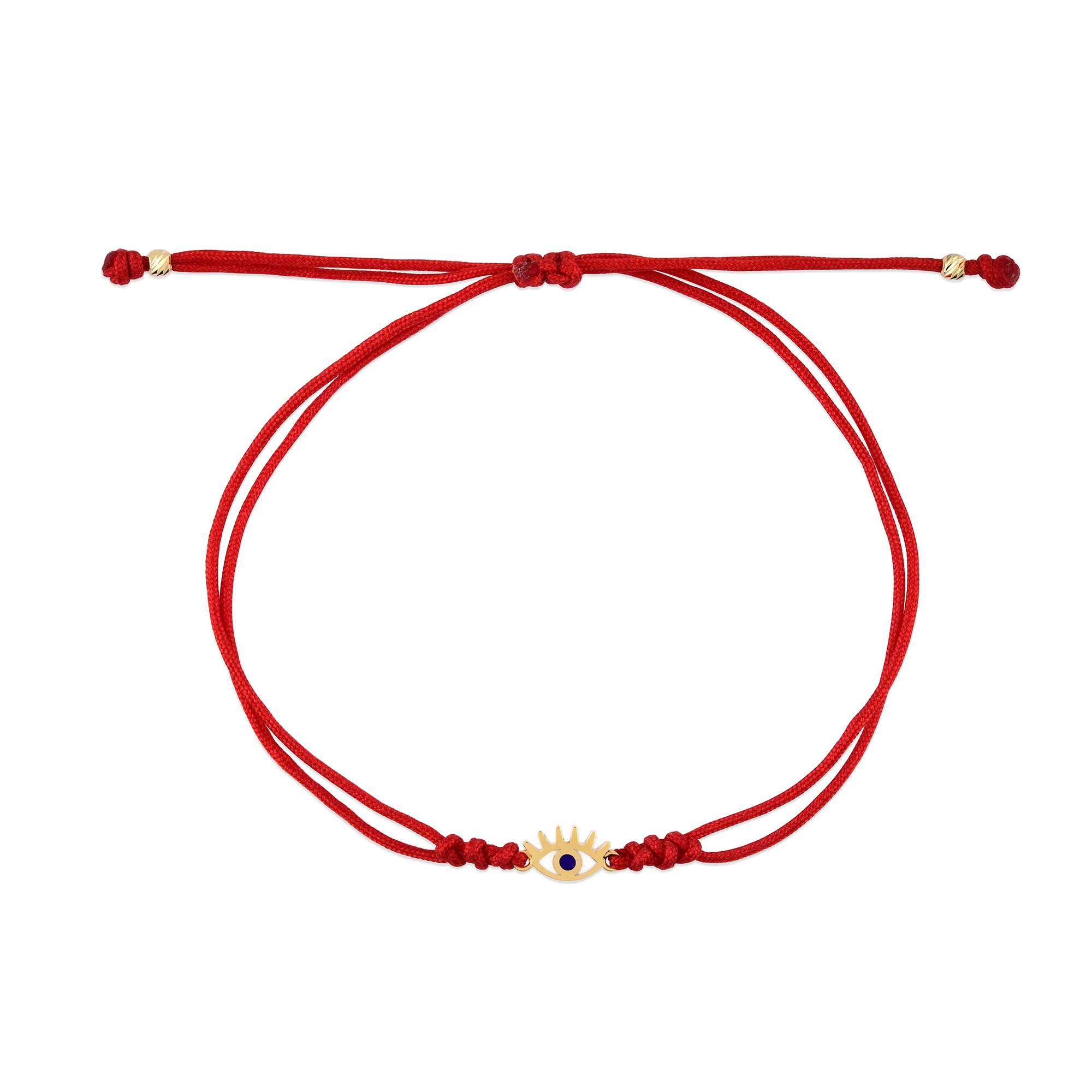 Motto Mineli Altın Göz İpli Bileklik - Görsel 5