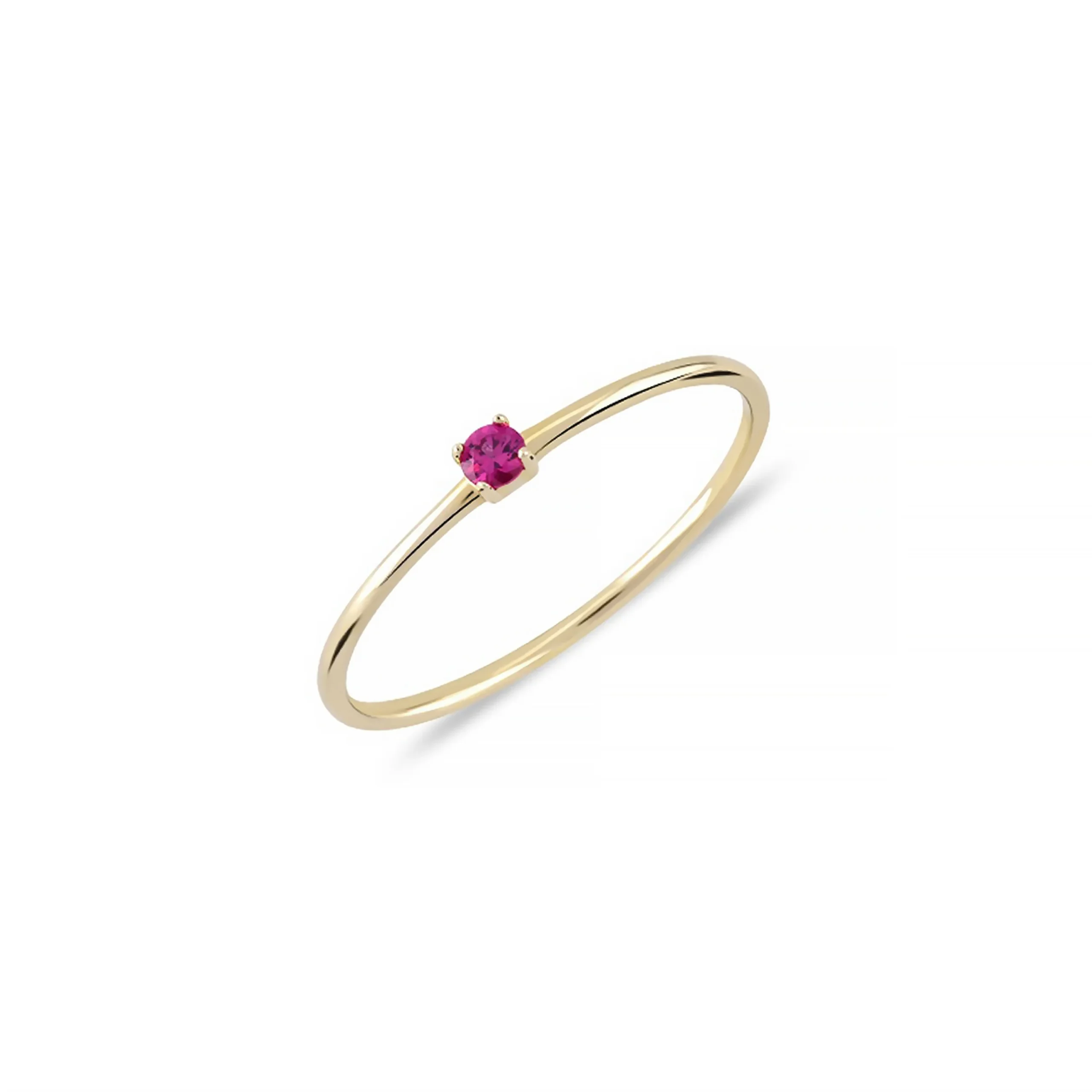 Forte Yakut Altın Yüzük - Görsel 3