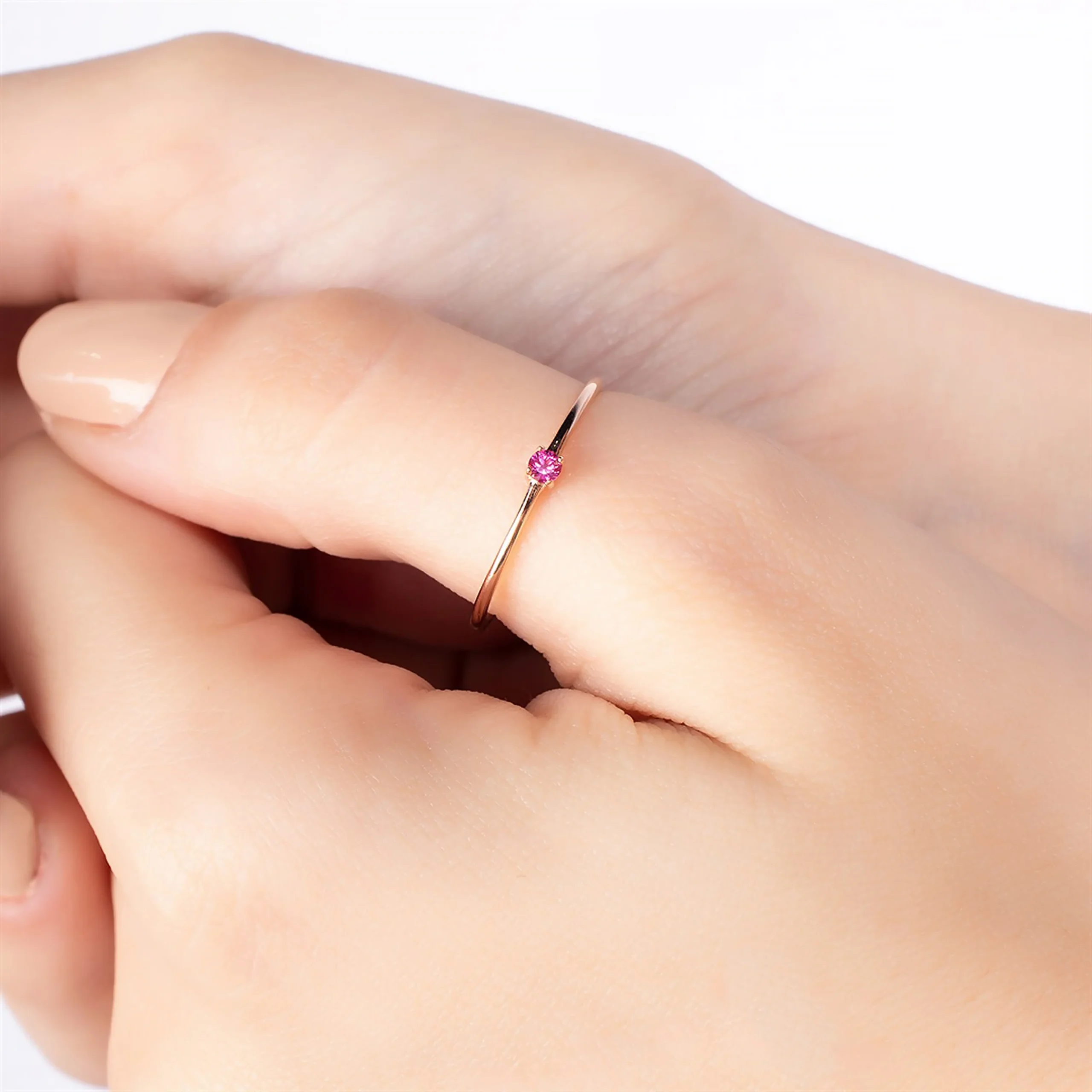 Forte Yakut Altın Yüzük - Görsel 2