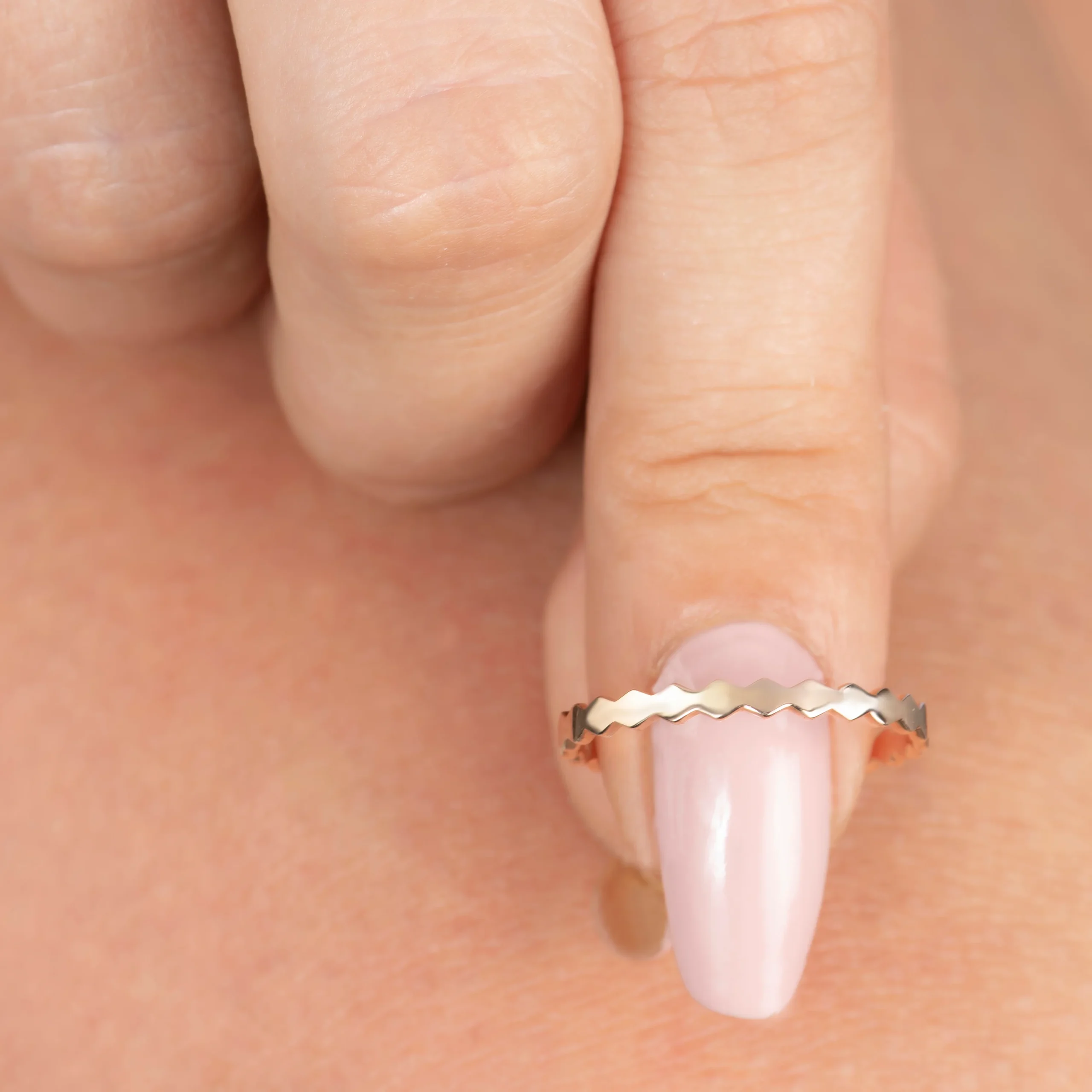 Cabaret Petek Altın Yüzük - Görsel 3