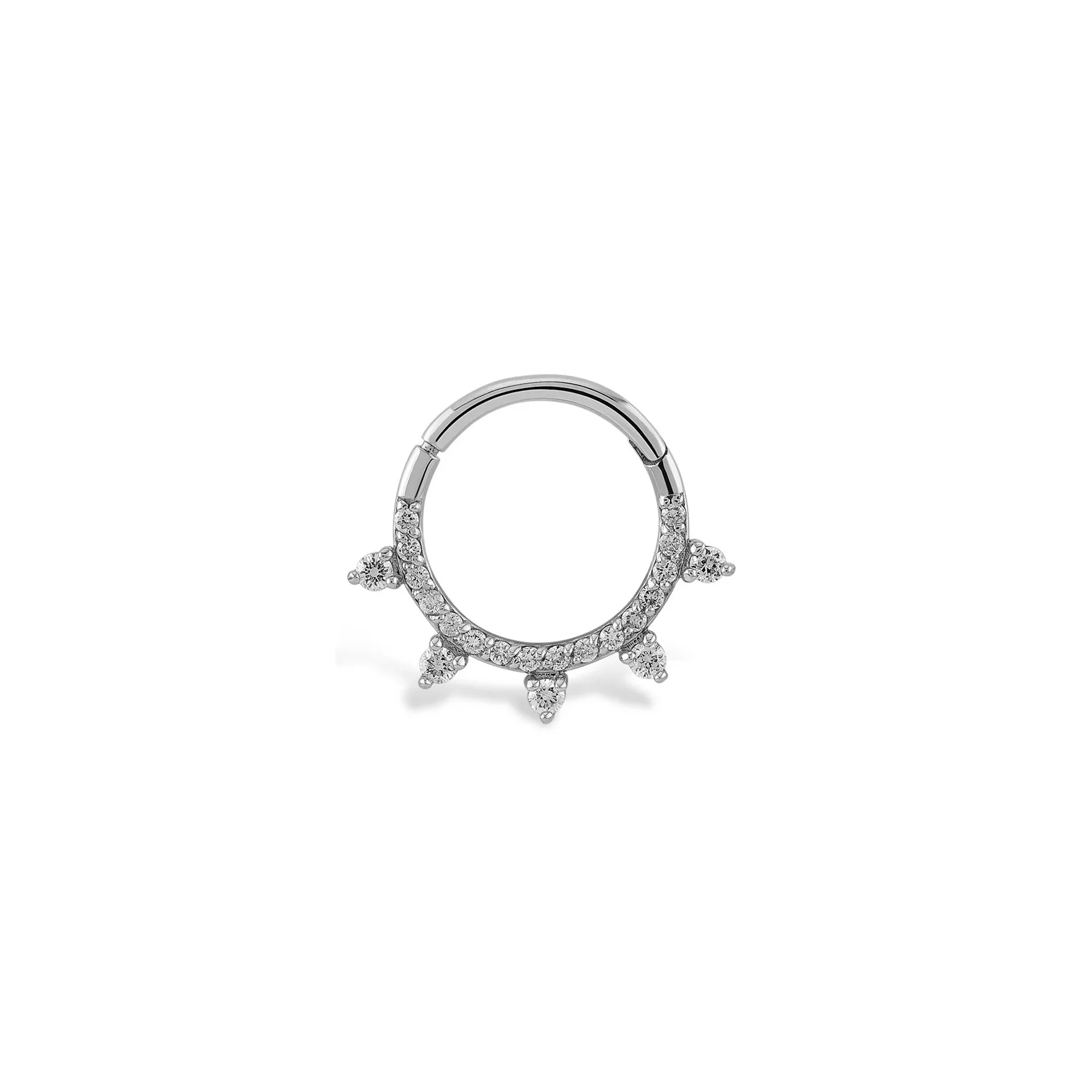 Halka Sıra Pırlanta Piercing - Görsel 9