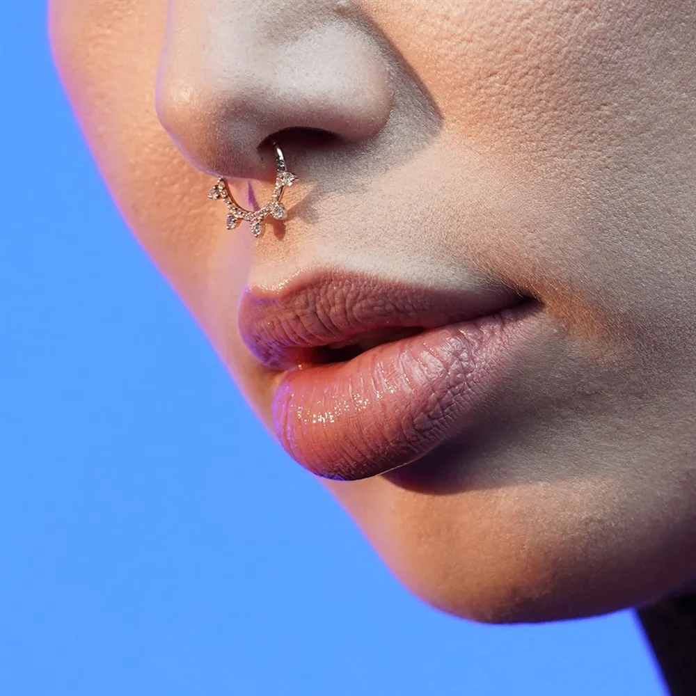 Halka Sıra Pırlanta Piercing - Görsel 8