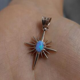 14 Ayar Altın Kutup Yıldızlı Kolye Ucu