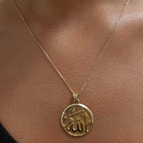 14 Ayar Altın Maşallah Kolye