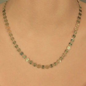 14 Ayar Altın Pul Sıralı Zincir