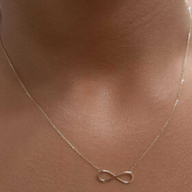 14 Ayar Altın Sonsuzluk Kolye