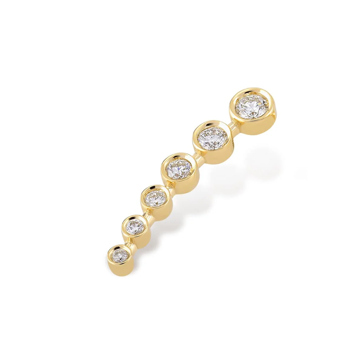 Toptop Arc Pırlanta Piercing - Görsel 5