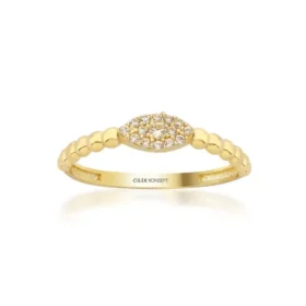 Altın Taşlı Yüzük