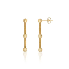 Altın Sallantılı Dorika Küpe